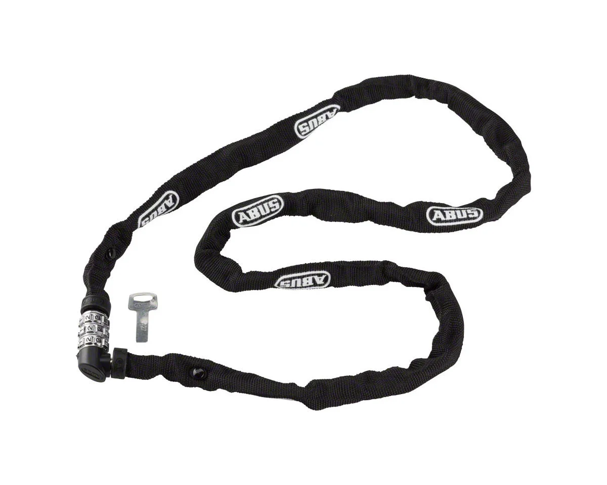 Abus Web Chain Lock 1200Combination (Black) (110cm)